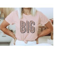 leopard big little shirt, big little reveal, sorority shirt, big little reveal, retro, cheetah, gbig, twin, ggbig, gggbi