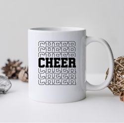 cheer mug, cheer coffee and tea gift mug, cheer gift, cheer gift mug, cheer