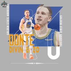 donte divincenzo basketball paper poster warriors 4 sublimation png download