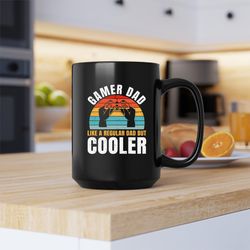 gamer dad mug, gamer dad coffee and tea gift mug, gamer dad gift, gamer dad gift mug,