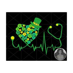 nurse svg, st patricks day, heart svg, gift for kids, st patrick clipart, saint patricks, shamrock svg, svg files for cr