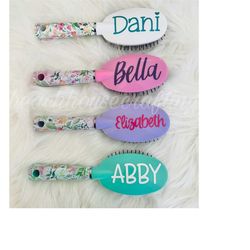 personalized hairbrush! personalized hair brush! perfect gift for girls! easter basket stuffer! birthday gift! easter gi