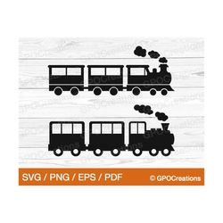 Train SVG, Steam Train SVG, Train Clipart, Train SVG Bundle, Train Png, Train Silhouettes, Trains Svg, Toy Train Svg, Tr