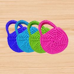 a crochet round bag pdf pattern