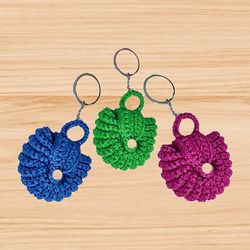 a crochet bag keychain pdf pattern