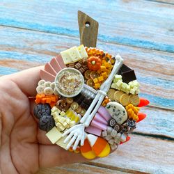 magnet miniature charcuterie halloween board