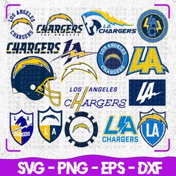 los angeles chargers football team svg, los angeles chargers svg, nfl teams svg, nfl svg, png, dxf instant download