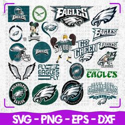 philadelphia eagles bundle, philadelphia eagles team svg, philadelphia eagles svg, nfl teams svg, nfl svg, png dxf