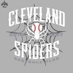 cleveland spiders baseball sublimation png download