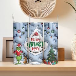 merry grinch mas tumbler wrap, tumbler png, 20oz skinny tumbler, sublimation, digital download, 20 oz tumbler,tumbler