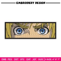 armin eyes embroidery design, aot embroidery, anime design, embroidery shirt, embroidery file, digital download