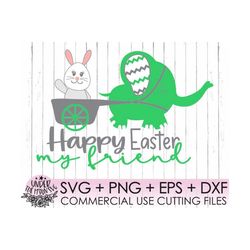 Easter bunny with elephant Svg, Easter Svg, elephant svg, Boy Easter Svg /Clipart, Cut file, Cricut, Silhouette, PNG