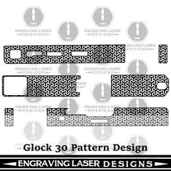 engraving laser designs glock 30 pattern design