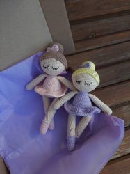 Ballerina crochet doll