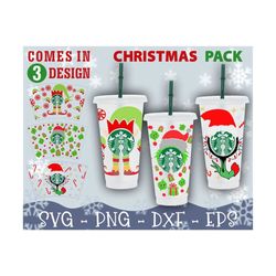 24oz coffee cold cup wrap,christmas cold cup svg, venti cup wrap svg, xmas coffee svg,christmas svg,venti cold cup svg,