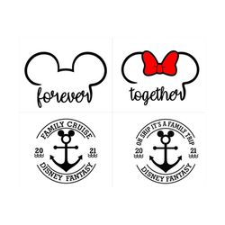 together forever svg / cruise design svg / valentine cut file / birthday shirt svg/ png / cricut / silhouette/ cut file