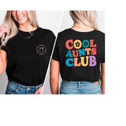 cool aunts club shirt, retro aunt gift, aunt shirt, aunt birthday gift, vintage auntie shirt, aunt tee, mothers day shir