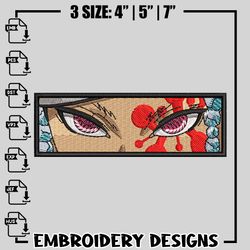 tengen eyes embroidery design, kimetsu no yaiba embroidery, logo design, anime design, anime shirt, digital download