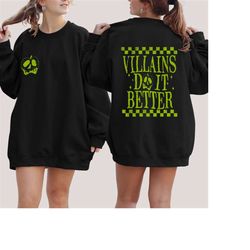 in my villain era sweatshirt, villain era sweatshirt, villains do it better , evil shirt, villains sweater bad witches c