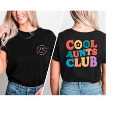 cool aunts club shirt, retro aunt gift, aunt shirt, aunt birthday gift, vintage auntie shirt, aunt tee, mothers day shir