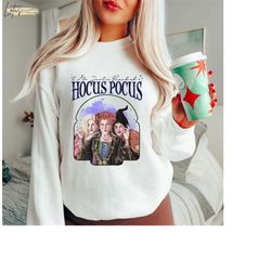 hocus pocus sweatshirt, funny halloween sweatshirt, halloween coffee sweatshirt, coffee lover sweater, halloween sweatsh