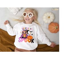 too cute to spook sweatshirt, halloween ghost hoodie, halloween hoodie, halloween funny sweater, gift for halloween, hal