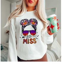 little miss sweatshirt, fall hoodie, halloween sweatshirt, women's fall sweatshirt, pumpkin spice, gifts for women, cute