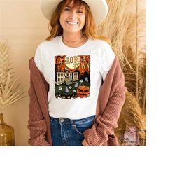 halloween town shirt, vintage halloween tshirt, fall shirt, pumpkin halloween, halloween season, spooky season tee, hall