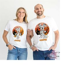 custom halloween shirt, mickey and minnie halloween, disneyland halloween tshirt, disney trip tee, spooky season, hallow