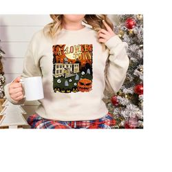 halloween town sweatshirt, retro halloween hoodie, halloween season, halloween sweatshirts for women, gift for halloween