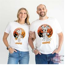 custom halloween shirt, mickey and minnie halloween, disneyland halloween tshirt, disney trip tee, spooky season, hallow