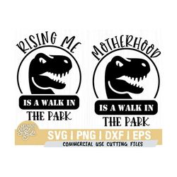 walk in the park svg, motherhood is a walk in the park svg, dinosaur, momlife, mom of boys, mom of girls, jurassic park