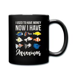 aquarium mug, fish tank mug, fish lover mug