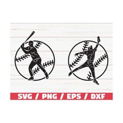 baseball svg / cricut / cut file / silhouette / baseball shirt / baseball fan / dxf / baseball player
