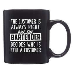 bartender mug, bartender gift, bar mug