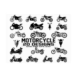 motorcycle svg/ motorcycle clipart/ harley svg/ cutting file/ silhouette/ cricut/ decal/ stencil