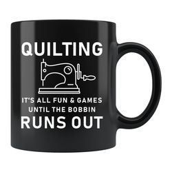 quilting mug, quilting gift, crafting mug