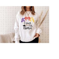 i smell children sweatshirt, halloween sweatshirt, sanderson sisters, funny halloween shirt, halloween party tee