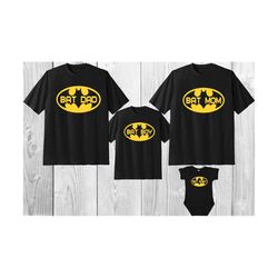 bat family shirt, personalize tees, custom bat shirts, bat dad t-shirt , bat mom ,bat boy , bat girl , bat baby t-shirts