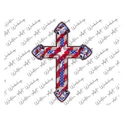 usa american flag cross png, cross png sublimation design, 4th of july png, leopard usa flag cross png, western cross pn