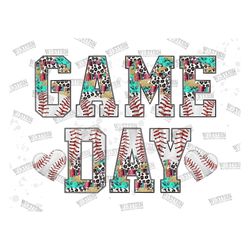 game day baseball png, game day sublimation design, trending baseball design, baseball heart png, sublimation designs do