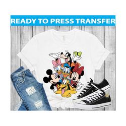 ready to press, disney transfers - mickey and friends - dtf, sublimation ready to press - disney, heat transfers - heat