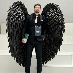 large costume black angel wings adult maleficent's wings huge angel wings halloween costume, long photoshoot prop wings