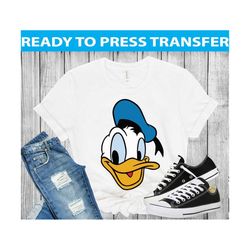 ready to press - disney transfers - donald duck dtf - dtf- iron on transfers  - disney - heat transfers - heat press