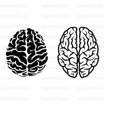 brain svg, brain cut file, brain jpg, brain png, brain clipart, brain silhouette, brain cricut, brain logo, brain bundle