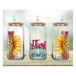 football mom sunflower 16oz libbey glass png, sport libbey glass, sunflower png, sport png, sport sublimation design, di