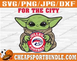 houston cougars baby yoda svg, houston cougars svg, ncaa teams svg, ncaa svg, png, dxf, eps, instant download