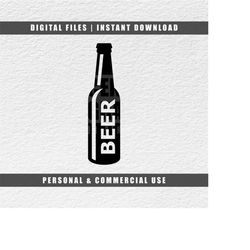 beer bottle svg, beer svg, cricut svg, instant download