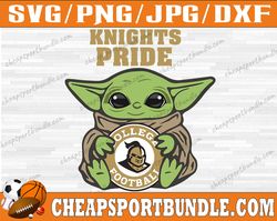 ucf knights baby yoda svg, ucf knights svg, ncaa teams svg, ncaa svg, png, dxf, eps, instant download