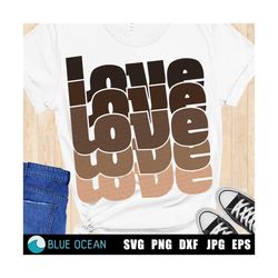 love svg, love mirror words svg, love melanin svg